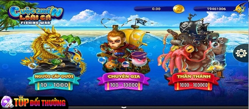 Làm thế nào để chơi game bắn cá Fishing War King Fun